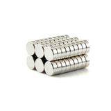 Dünya Magnet 50 Adet 6mm X 3mm Yuvarlak Güçlü Neodyum Mıknatıs Magnet