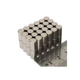 Dünya Magnet 50 Adet, Yuvarlak Güçlü Neodyum Mıknatıs, Çap: 6 Mm X Kalınlık: 10 Mm