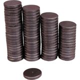 Dünya Magnet 500 Adet Yuvarlak Mıknatıs, 10X3 Mm, Ferrit Magnet, Nişan Sünnet Süsleme Mıknatısı - Siyah