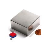 Dünya Magnet 50Mm X En 50Mm X Kalınlık 25Mm Çok Güçlü Büyük Neodyum Mıknatıs