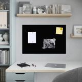 Dünya Magnet 50x70 cm Siyah Metal Pano 10 Adet Mıknatıslı Dekoratif Evrak Düzenleyici