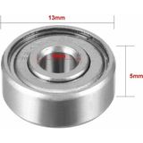 Dünya Magnet 624ZZ Mikro Rulman, 10 Adet 4X13X5 Metal Mühürlü Çok Amaçlı Bilya, 3D Yazıcı Rulmanı