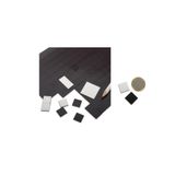 Dünya Magnet 90 Adet 3M Etiket Magnet Yapışkanlı Magnet Mıknatıs, Dolap Mıknatısı 2X2Cm Kare Kesimli Şerit Mıkna
