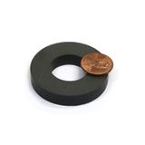 Dünya Magnet 90Mm X D32Mm X 15Mm Güçlü Ferrit Kömür Seramik Halka Mıknatıs