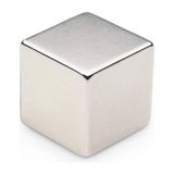 Dünya Magnet Çok Güçlü Neodyum Küp Mıknatıs 10X10X10 mm (1 Adet) - Gümüş