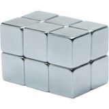 Dünya Magnet Çok Güçlü Neodyum Mıknatıs Küp 10X10X10 mm (10 Adet) - Çok Renkli
