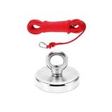 Dünya Magnet D48 Magnet Fishing 20MT Halatlı Neodyum Pot Mıknatıs Seti