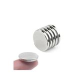 Dünya Magnet Güçlü Neodyum Mıknatıs, 20X3 Mm, Yuvarlak Magnet - 5 Adet