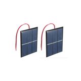 Dünya Magnet Güneş Paneli, 3,5v, Solar Panel, 1w 200 Mah Arduino Güneş Enerjisi Batarya Güneş Pili - 2 Adet
