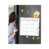 Dünya Magnet Hafalık Menü Magnet Planlayıcı , Katlanabilir Silinebilir Mıknatıslı Yazı Panosu + 2 Kalem