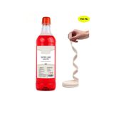 Dünya Magnet Kandillo Kırmızı Kandil Yağı Iç Mekan 750ML. + 50CM Fitil