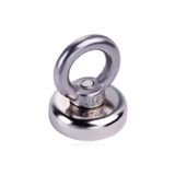Dünya Magnet Magnet Fishing, 25MM Askılı Güçlü Neodyum Mıknatıs, Kurtarma Mıknatısı
