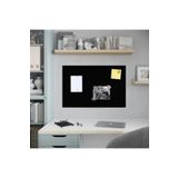 Dünya Magnet Magnet Panosu, 50X70 cm Dekoratif Mıknatıslı Pano, Siyah, Metal Pano