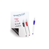 Dünya Magnet Magnetli Kalemli Buzdolabı Notluk 25x35 cm - Magnet Planlayıcı Buzdolabı Not Panosu + 2 kalem