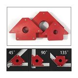 Dünya Magnet Manyetik Açılı Kaynak Tutucu Mıknatıs, 3'lü Set Manyetik Gönye, Kaynak Gönyesi