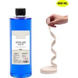 Dünya Magnet, Mavi Kandil Yağı, 400 ml, Kokusuz, Dumansız, Iç Mekan Gaz Lambası Yakıtı + 50 cm Fitil