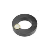 Dünya Magnet Mıknatıs, 120Xd60X15 Ferrite Kömür Halka Mıknatıs Magnet (Tekli Paket)