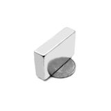 Dünya Magnet Mıknatıs, 40Mm X 25Mm X 10Mm Köşeli Süper Güçlü Neodyum Mıknatıs