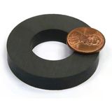 Dünya Magnet Mıknatıs, 80Mm X D40Mm X 15Mm Güçlü Ferrit Kömür Seramik Halka Mıknatıs
