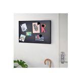 Dünya Magnet Mıknatıslı Pano 50X32 cm Siyah Dekoratif Metal Magnet Panosu
