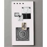 Dünya Magnet Mıknatıslı Pano, Beyaz, Dekoratif, Metal Magnet Panosu, 75 x 35 cm