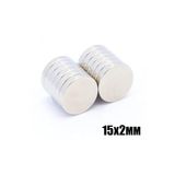 Dünya Magnet Neodyum Mıknatıs 15Mm X 2Mm Yuvarlak Güçlü Magnet 5 Adet