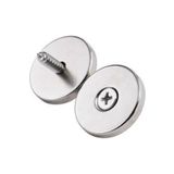 Dünya Magnet Neodyum Mıknatıs 40Mm X 10-5Mm X 5Mm Havşa Delikli Güçlü Magnet