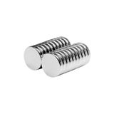 Dünya Magnet Neodyum Mıknatıs Silindir D10X2 mm (40`lı Paket) - 40 Adet - Gümüş