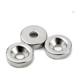Dünya Magnet Neohobi Neodyum Mıknatıs Havşa Delikli D10XD8/4X5 (3'lü Paket)
