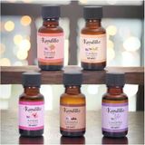 Dünya Magnet Popüler Mum Esansı Seti, 5 Li, Amber, Çikolata, Lavanta, Sandal, Vanilya, Wax Parafin, Mum Kokusu