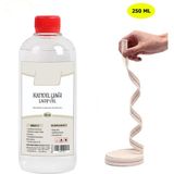 Dünya Magnet Şeffaf Kandil Yağı 250 ml Kokusuz İç Mekan Gaz Lambası Yakıtı ve 50 cm Fitil
