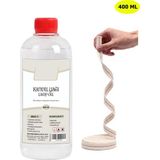 Dünya Magnet, Şeffaf Kandil Yağı, 400 ml, Kokusuz Dumansız Iç Mekan Gaz Lambası Yağı + 1 Metre Fitil - Renkli