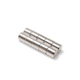 Dünya Magnet Silindir Neodyum Mıknatıs, 5 Adet, Süper Güçlü, Çap 10 Mm X Kalınlık 10 Mm