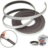 Dünya Magnet Yapışkanlı Şerit Mıknatıs 12*1,2 mm - 2 Metre Esnek ve Dayanıklı Malzeme ile Hobi ve El İşleri İçin