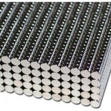 Dünya Magnet Yuvarlak, Neodyum Mıknatıs, 4x2 Mm, Güçlü Magnet - 100 Adet - Gümüş