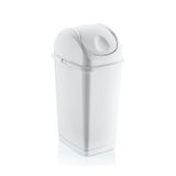 Dünya Plastik 35 Lt Slim Çöp Kovası, Beyaz, 290x365x570 mm