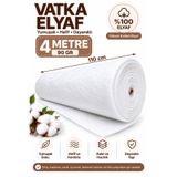 Dünya Sünger 4 Metre 90 Gr Vatka Elyaf 210 cm En – Yumuşak Dolgu Elyafı, Mobilya Döşeme Yatak Yorgan Mont Kapitone Ev Tekstili Peluş Oyuncak Hobi İçin