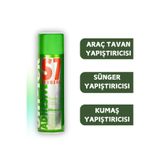 Dünya Sünger Unitek Sprey Yapıştırıcı Araç Tavan Yapıştırıcısı Ve Akustik Sünger Yapıştırıcı Sprey Şeffaf 490 Ml