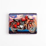 Dünyadan Hediyeler 1950 Triumph Thunderbird Motosiklet Buzdolabı Magneti