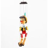 Dünyadan Hediyeler Ahşap Pinokyo Kukla Küçük Boy 20 cm - Renkli