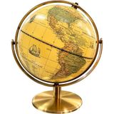 Dünyadan Hediyeler Dekoratif Masa Üstü Dünya Küre Kahverengi 20X27CM ALK5256 - Karışık-Çok Renkli - Standart - Ev, Ofis ve Okul dekor Dünya Küre