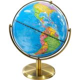 Dünyadan Hediyeler Dekoratif Masa Üstü Dünya Küre Mavi 20X27CM ALK5257 - Karışık-Çok Renkli - Standart - Ev, Ofis ve Okul dekor Dünya Küre