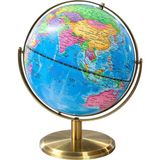 Dünyadan Hediyeler Dekoratif Masa Üstü Dünya Küre Mavi 23X29CM ALK5259 - Karışık-Çok Renkli - Standart - Ev, Ofis ve Okul dekor Dünya Küre