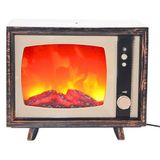 Dünyadan Hediyeler Dekoratif Tv Tasarımlı Ledli Şömine Lamba 18x22cm AAlk2511