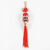 Dünyadan Hediyeler Feng Shui Düğüm Maske Kırmızı Çin Şans Duvar Süsü