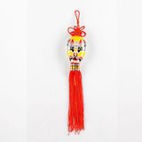Dünyadan Hediyeler Feng Shui Düğüm Maske Sarı Çin Şans Duvar Süsü