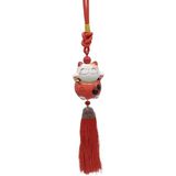 Dünyadan Hediyeler Feng Shui Maneki Neko Şans Kedisi Kırmızı No.1