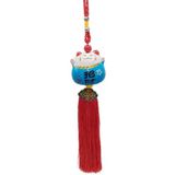 Dünyadan Hediyeler Feng Shui Maneki Neko Şans Kedisi Mavi No.2