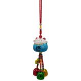 Dünyadan Hediyeler Feng Shui Maneki Neko Şans Kedisi Mavi No.3
