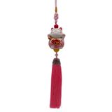 Dünyadan Hediyeler Feng Shui Maneki Neko Şans Kedisi Pembe No.1